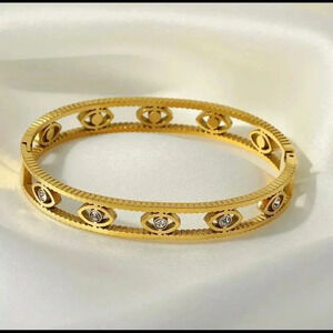 Evil Eye 🧿 Stainless Steel Bracelet Bangle